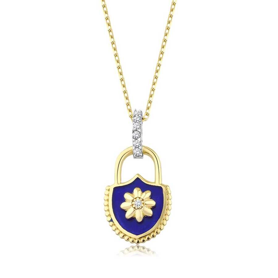 Altın Trend Kolye - Baroni Diamond
