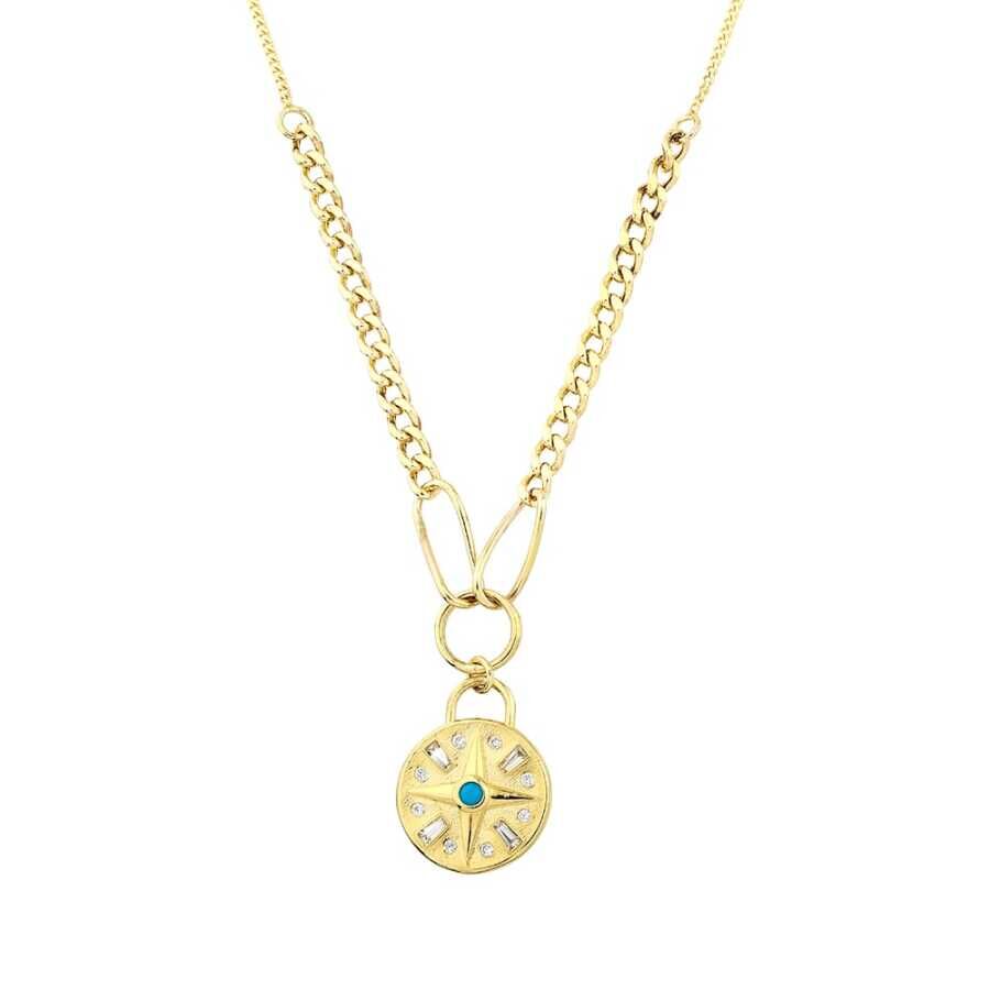 Altın Trend Kolye - Baroni Diamond