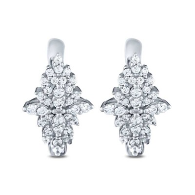 Altın Trend Küpe - Baroni Diamond