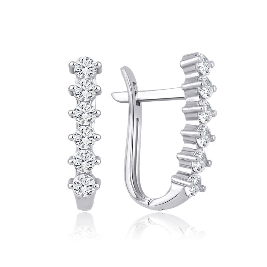 Altın Trend Küpe - Baroni Diamond