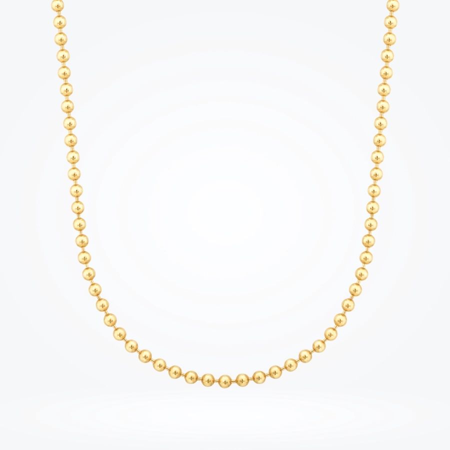 Altın Trend Top Zincir Kolye - 1