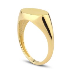 Altın Şövalye Oval Yüzük - Baroni Diamond (1)