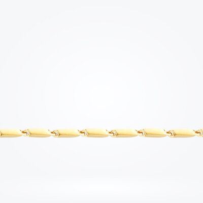 Altın Twist Zincir Erkek Bileklik - Baroni Diamond (1)