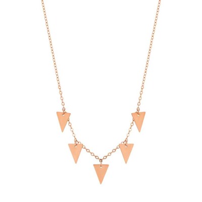 Altın Üçgen Sarkıntılı Kolye - 2