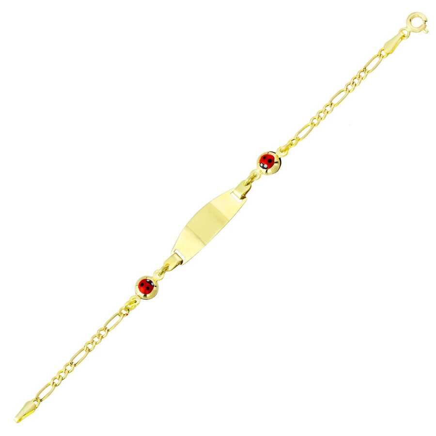 Altın Uğur Böceği Çocuk Künye - Baroni Diamond