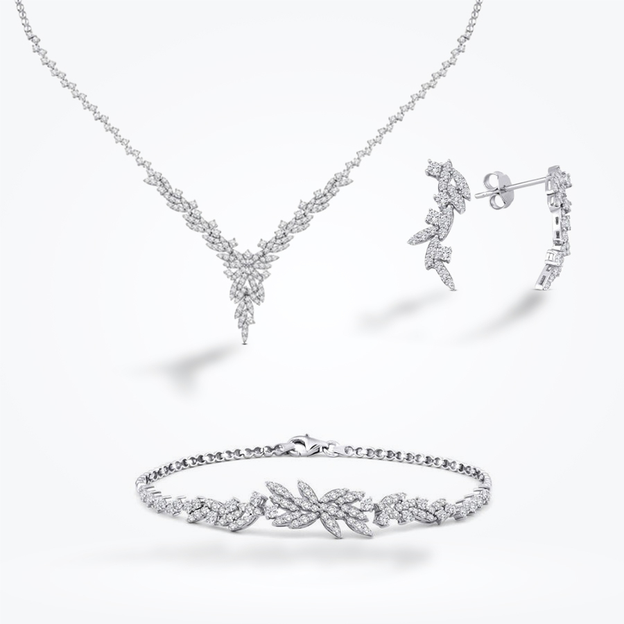 Altın Yaprak Düğün Seti - Baroni Diamond