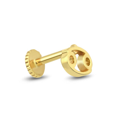 Altın Yengeç Burç Tragus Küpe - Baroni Diamond (1)