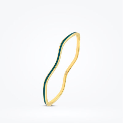 Altın Yeşil Mineli Kelepçe - Baroni Diamond (1)