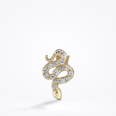 Altın Yılan Tragus Küpe - 1