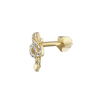 Altın Yılan Tragus Küpe - Baroni Diamond (1)