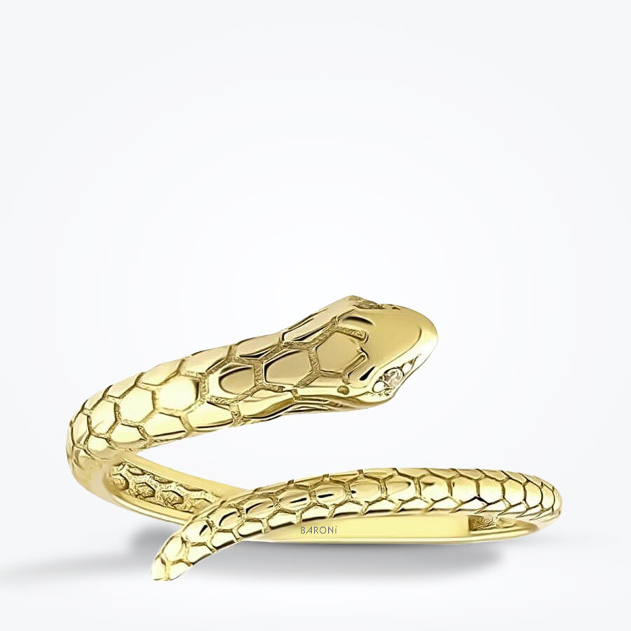 Altın Yılan Yüzük - Baroni Diamond