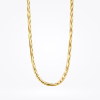 Altın Yılan Zincir Kolye - 1