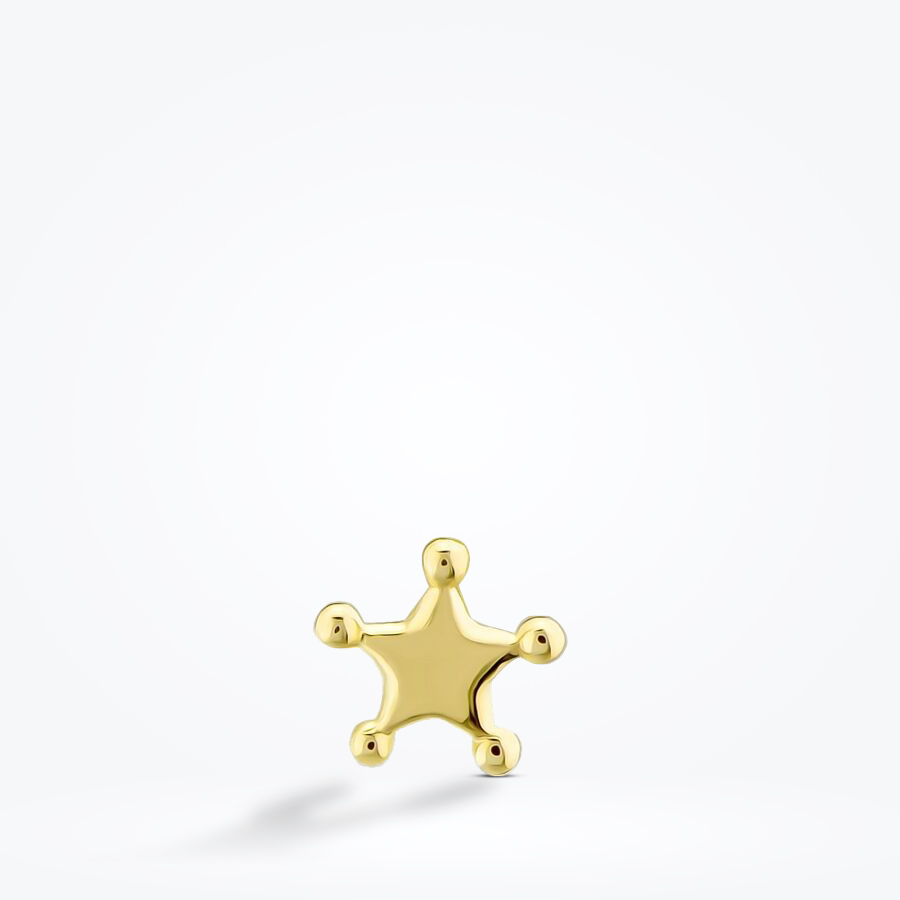 Altın Yıldız Tragus Küpe