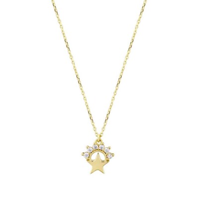 Altın Yıldız Trend Kolye - Baroni Diamond (1)