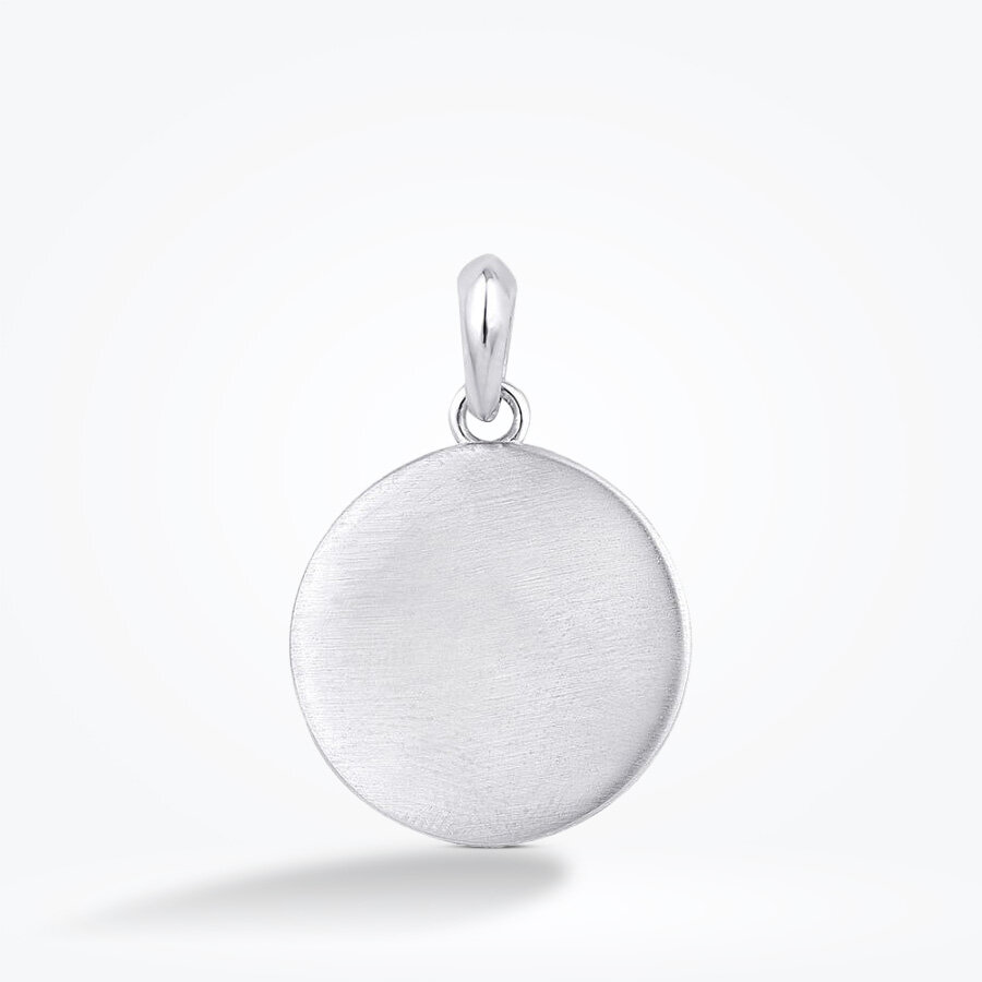 Altın Yuvarlak Erkek Kolye Ucu - Baroni Diamond