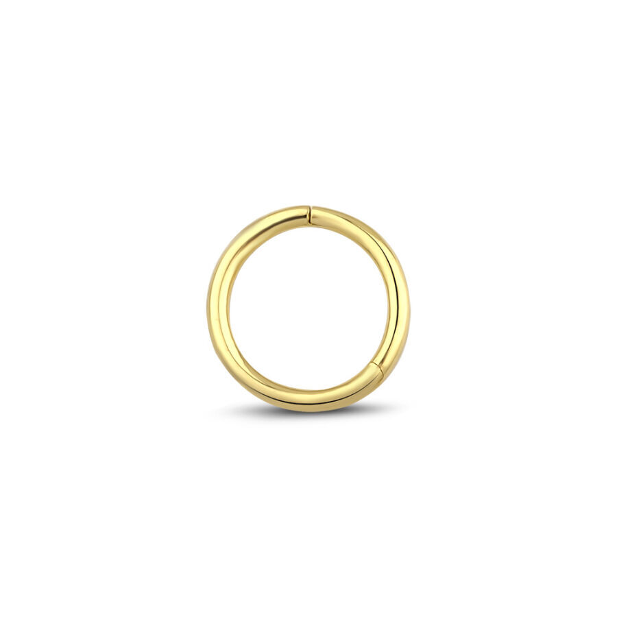 Altın Yuvarlak Tragus Küpe - Baroni Diamond