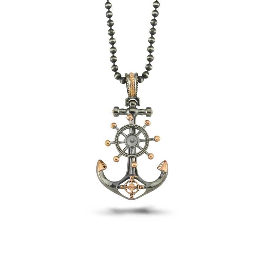Baroni Fuego Çapa Erkek Kolye - Baroni Diamond