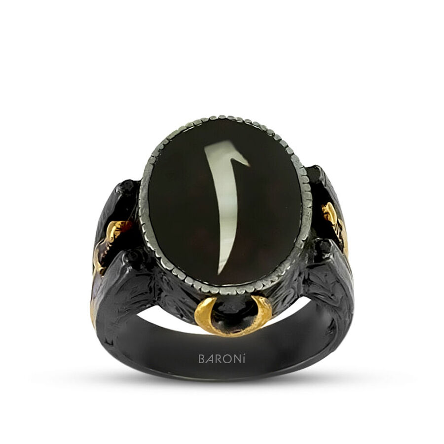 Baroni Fuego Elif Erkek Yüzük - Baroni Diamond