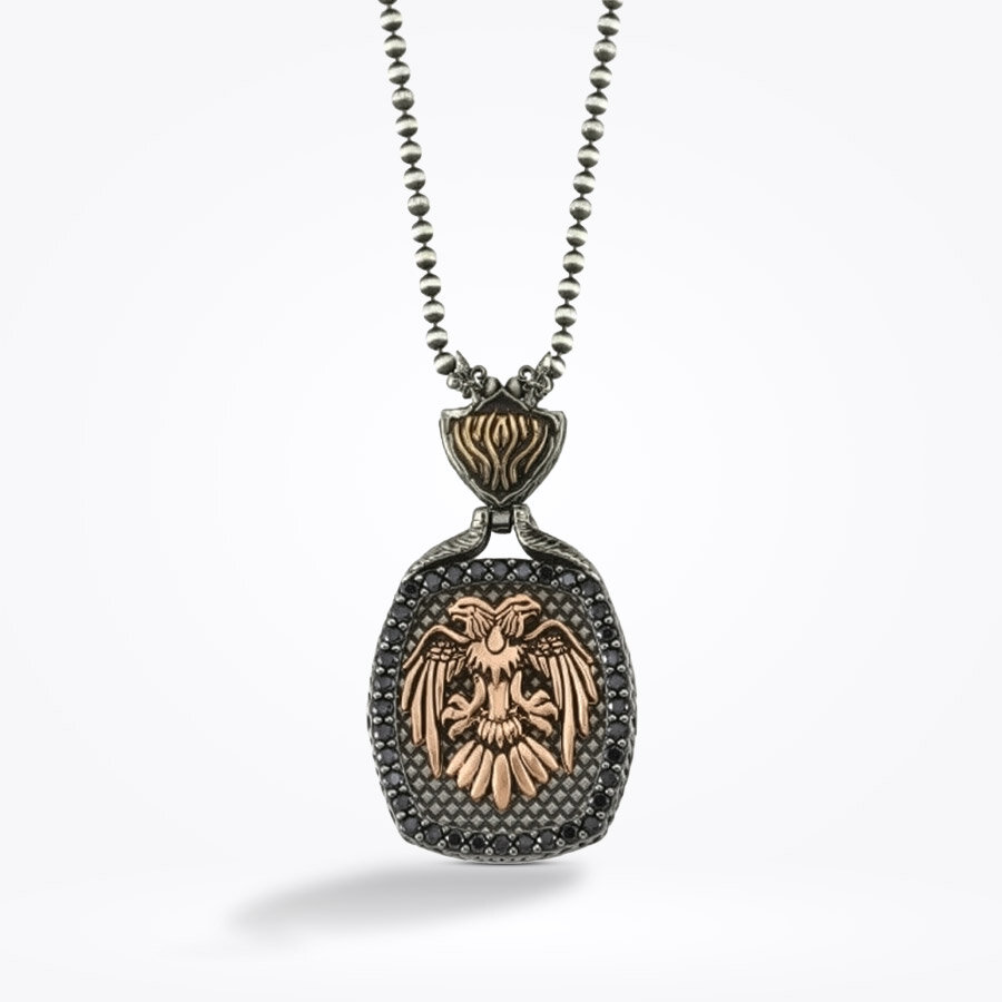 Baroni Fuego Kartal Erkek Kolye - Baroni Diamond