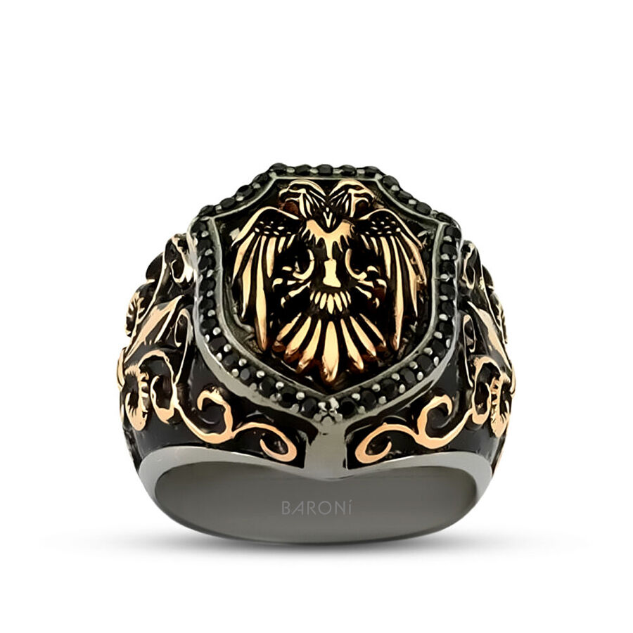 Baroni Fuego Kartal Erkek Yüzük - Baroni Diamond