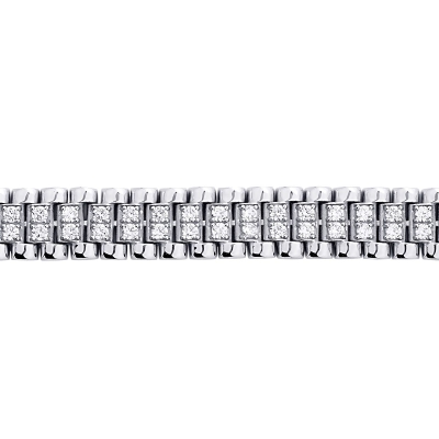 Gümüş Erkek Beyaz Bileklik - Baroni Diamond (1)