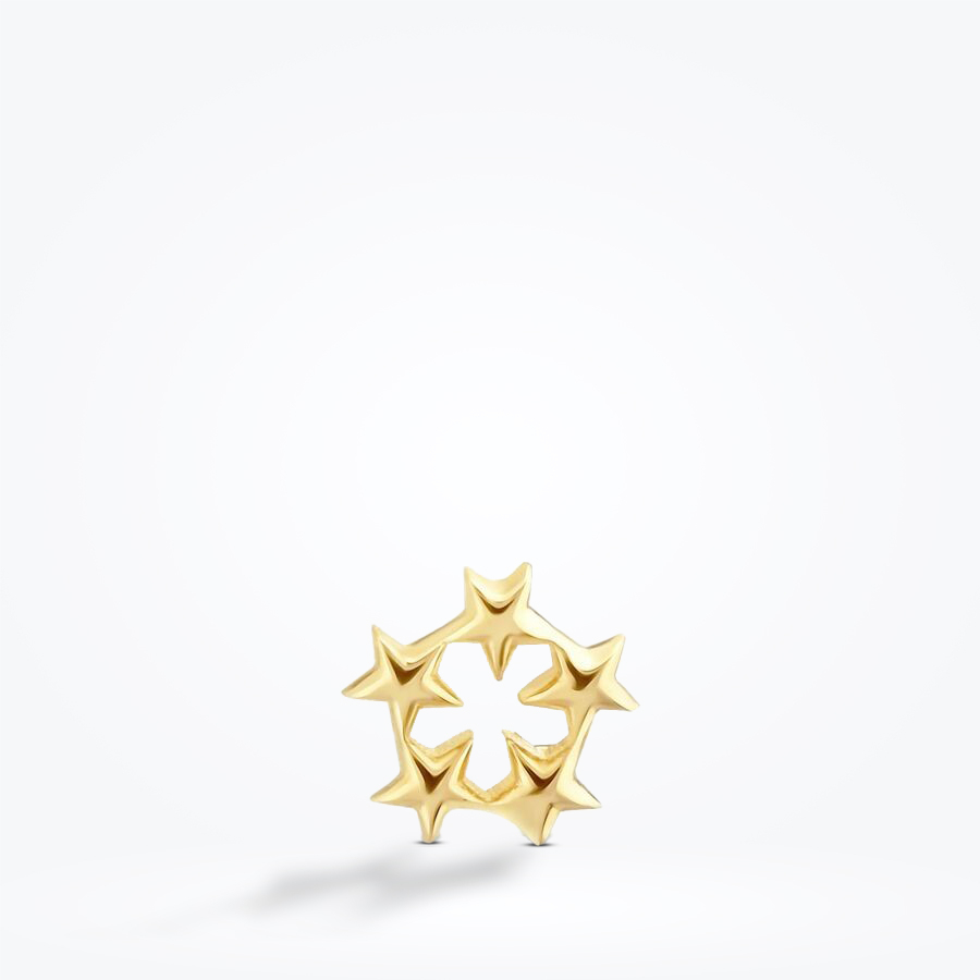 Yıldız Çemberi Tragus Küpe - Baroni Diamond