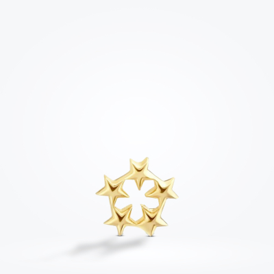 Yıldız Çemberi Tragus Küpe - 1